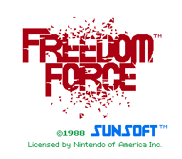 Freedom Force (U) [T-Rus uBAH009 (28.06.2018)]-video